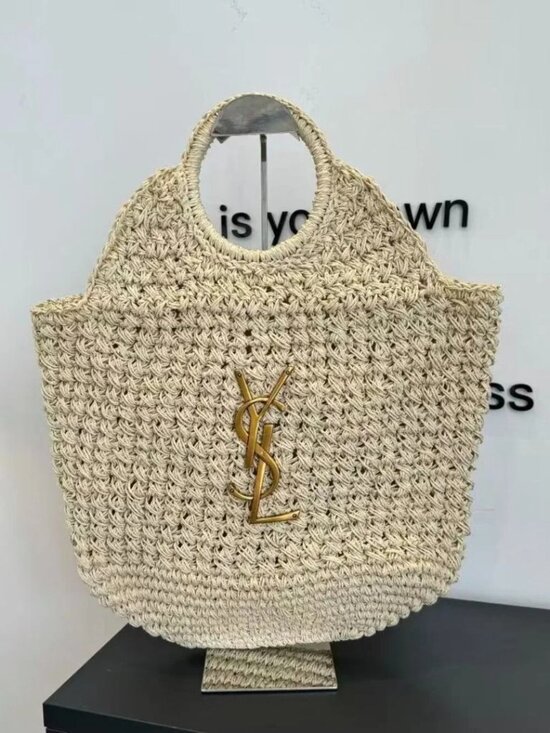 Handbags - Saint Laurent straw bags